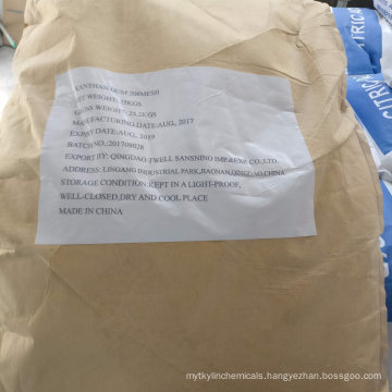 Industrial Grade Xanthan Gum for Oil Drilling Mud